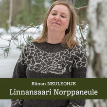 Lataa kuva Galleria-katseluun, Neuleohje – Linnansaari villapaita