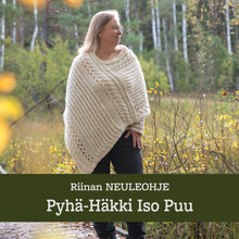 Lataa kuva Galleria-katseluun, Neuleohje – Pyhä-Häkki poncho