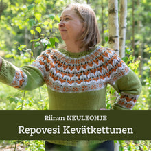 Lataa kuva Galleria-katseluun, Neuleohje – Repovesi villapaita