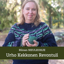 Lataa kuva Galleria-katseluun, Neuleohje – Urho Kekkonen villapaita
