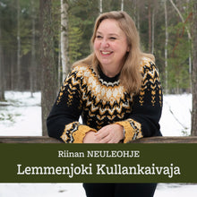 Lataa kuva Galleria-katseluun, Neuleohje – Lemmenjoki neule

