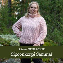 Lataa kuva Galleria-katseluun, Neuleohje – Sipoonkorpi villapaita
