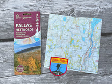 Lataa kuva Galleria-katseluun, Retkeilykartta – Pallas Hetta Olos &amp; kangasmerkki
